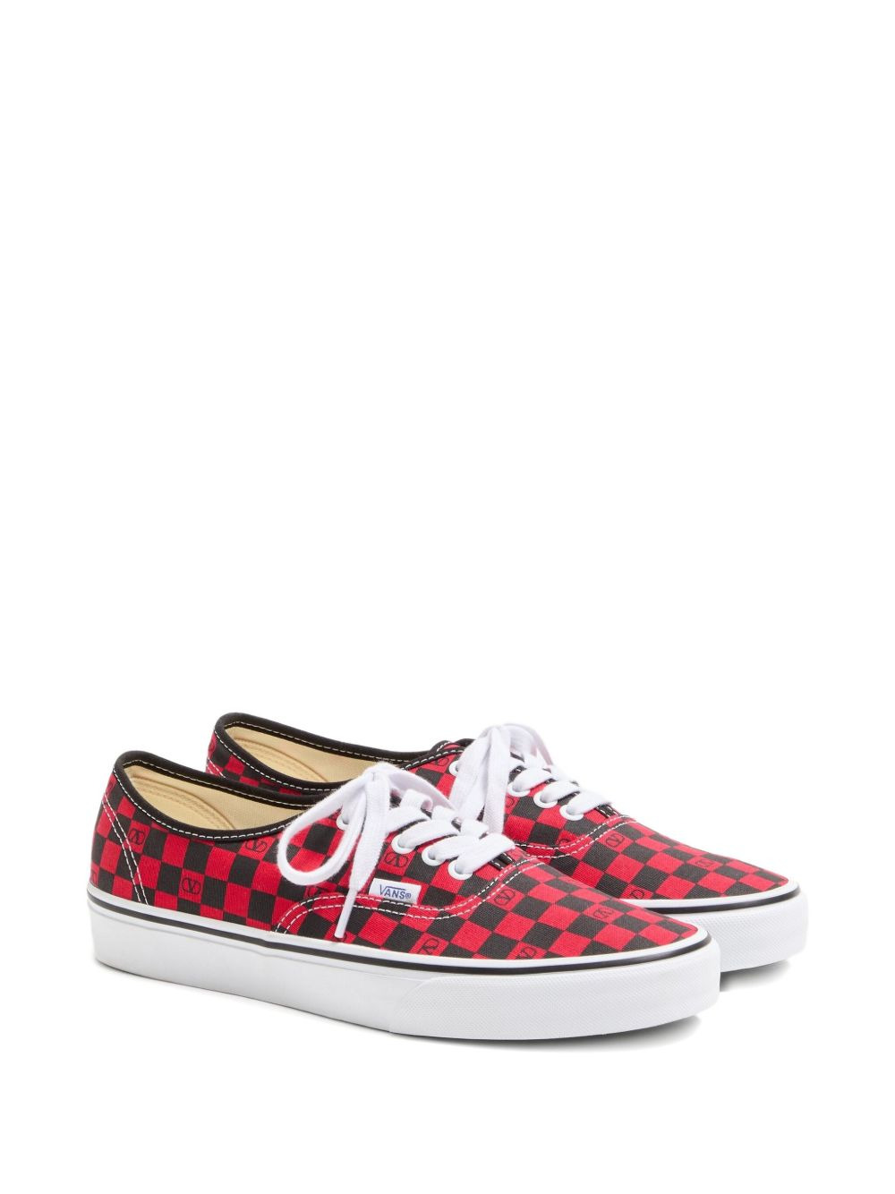 x Vans VLogo Checkerboard-print low-top sneakers - 2