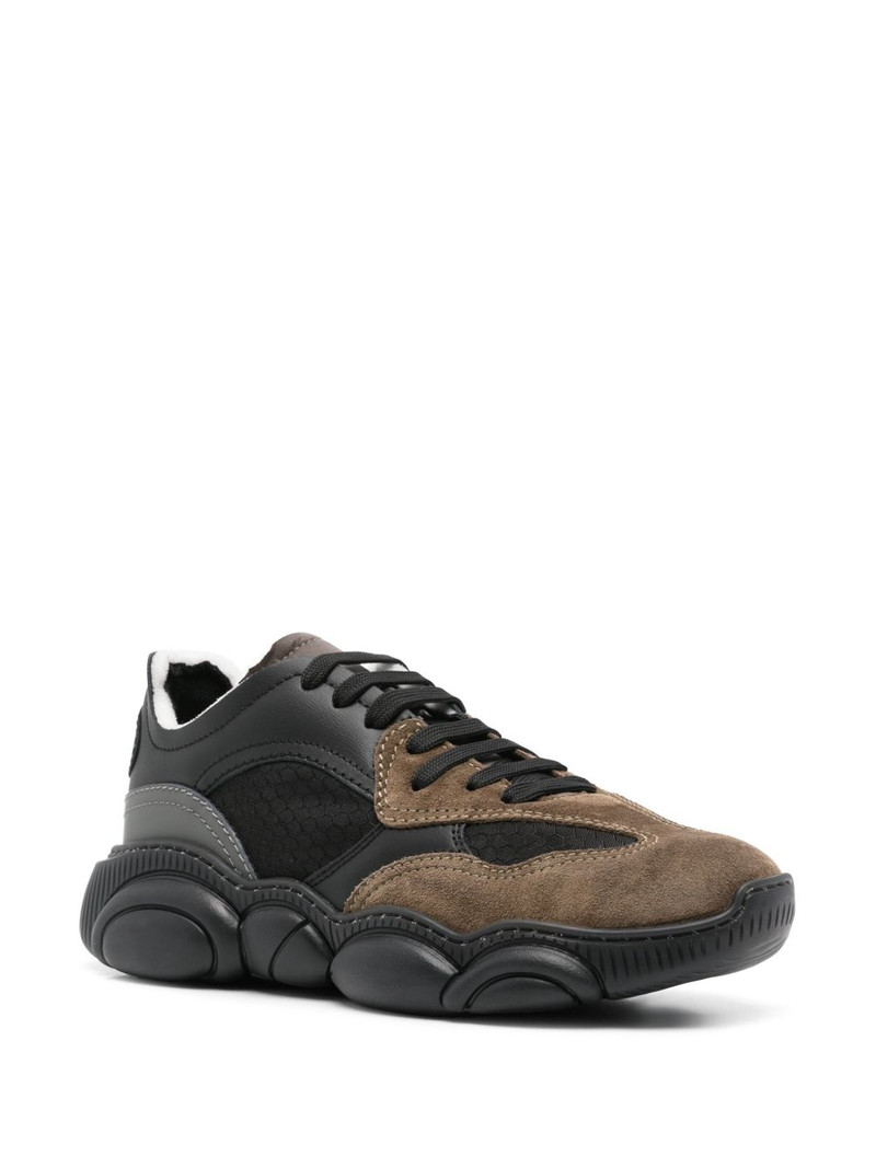 Moschino panelled sneakers outlook