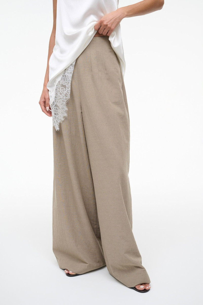 STAUD STAUD MAGPIE PANT NATURAL outlook