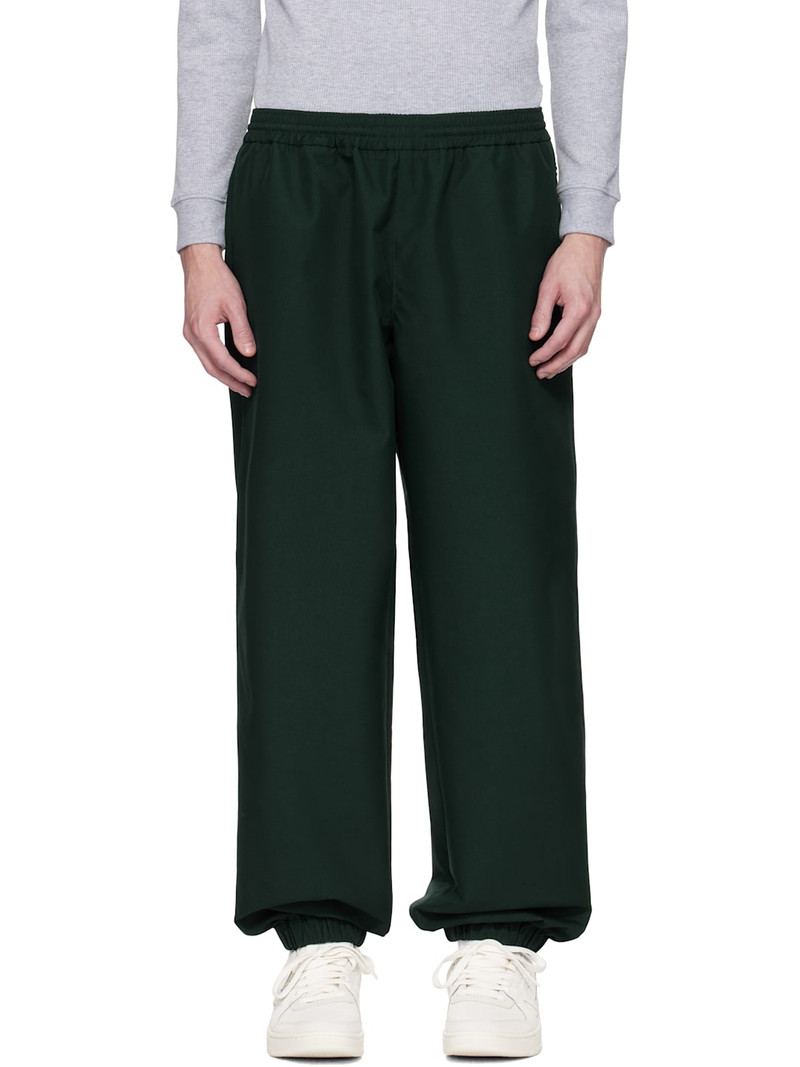 Green Runway Oversized Twill Trousers 1