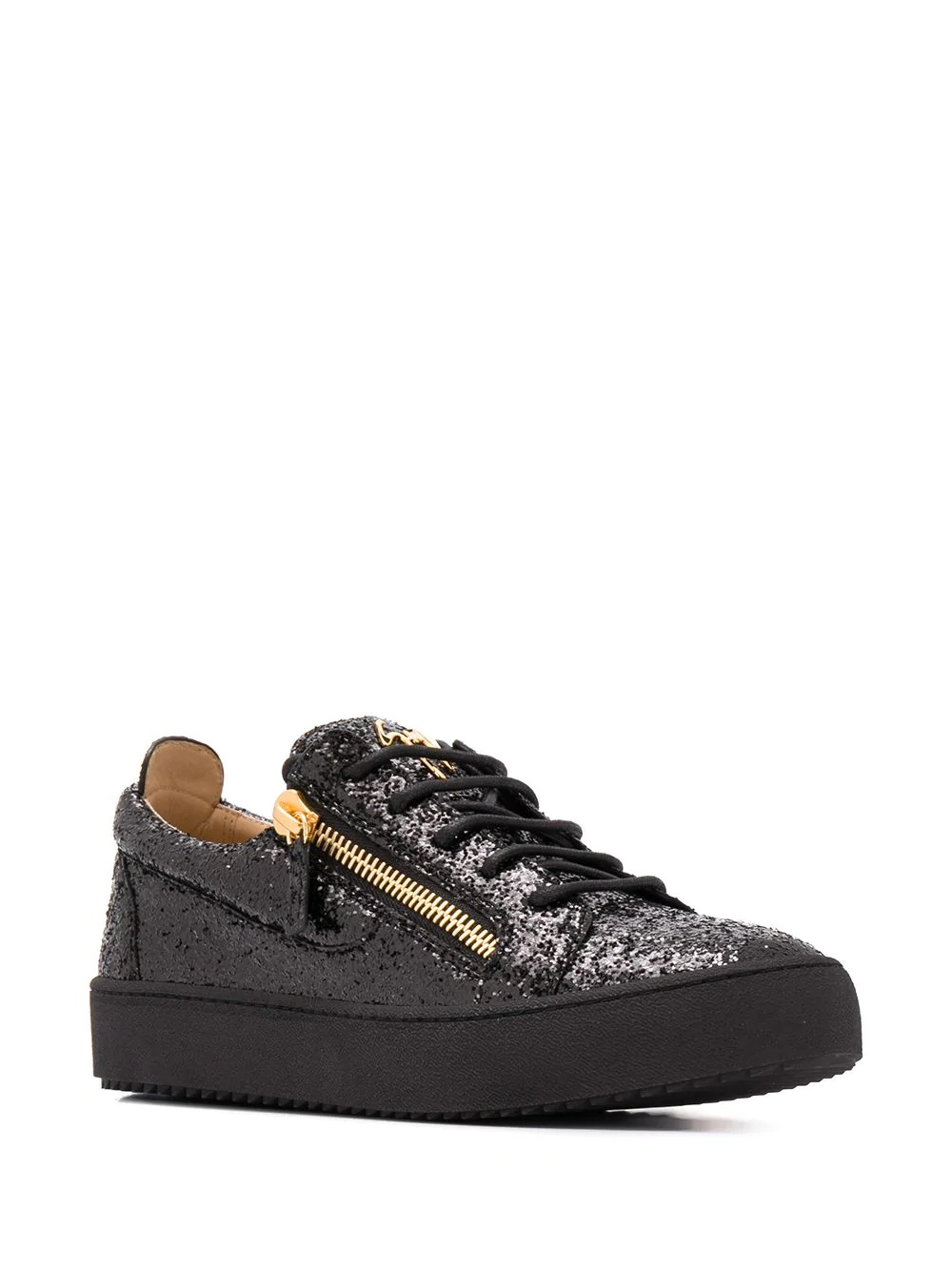 Kriss glitter low-top sneakers - 2