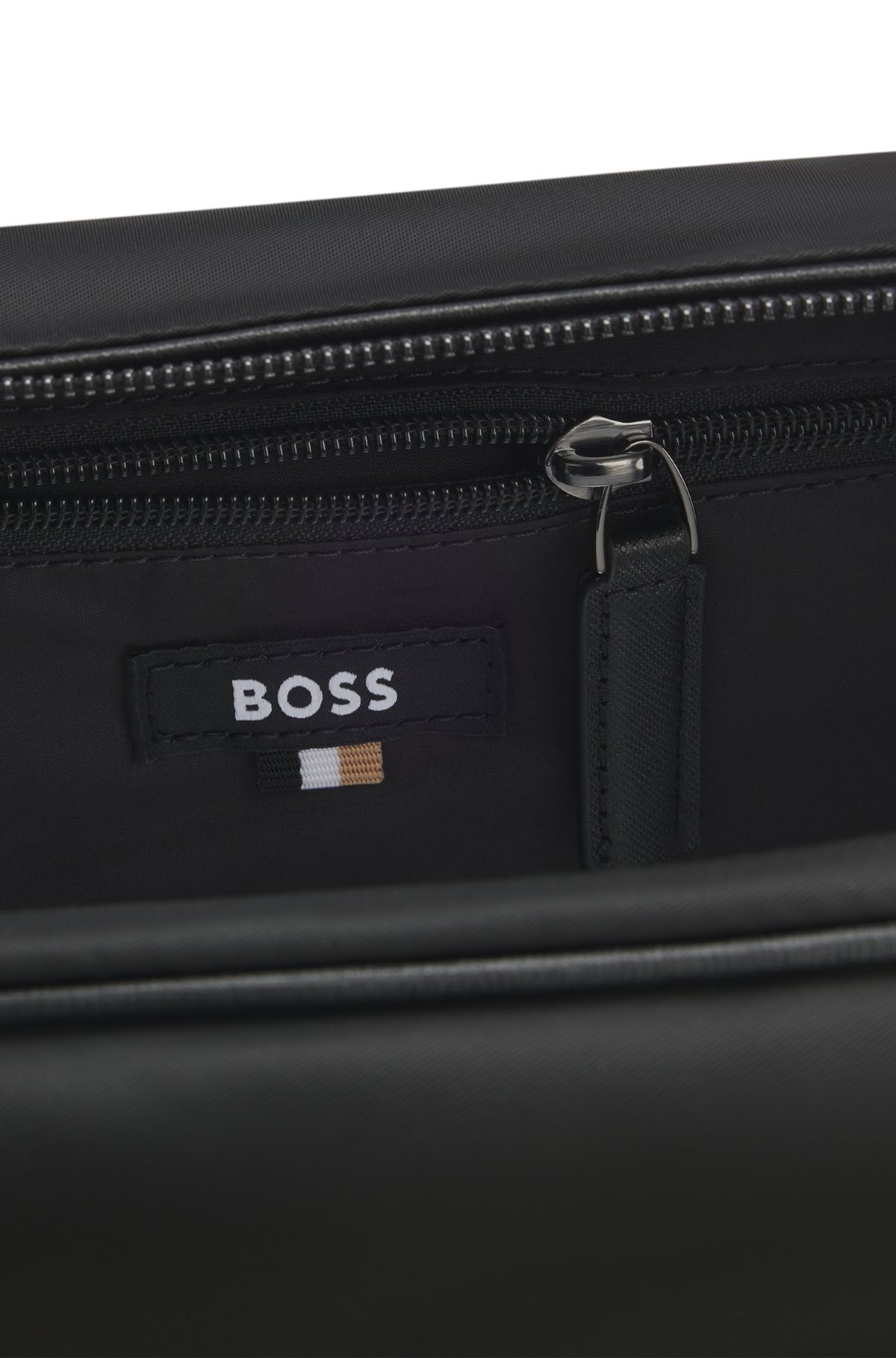 TWILL WASHBAG WITH DOUBLE B MONOGRAM HARDWARE - 4