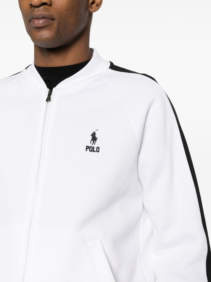 Polo-Pony-embroidery zipped sweatshirt 5