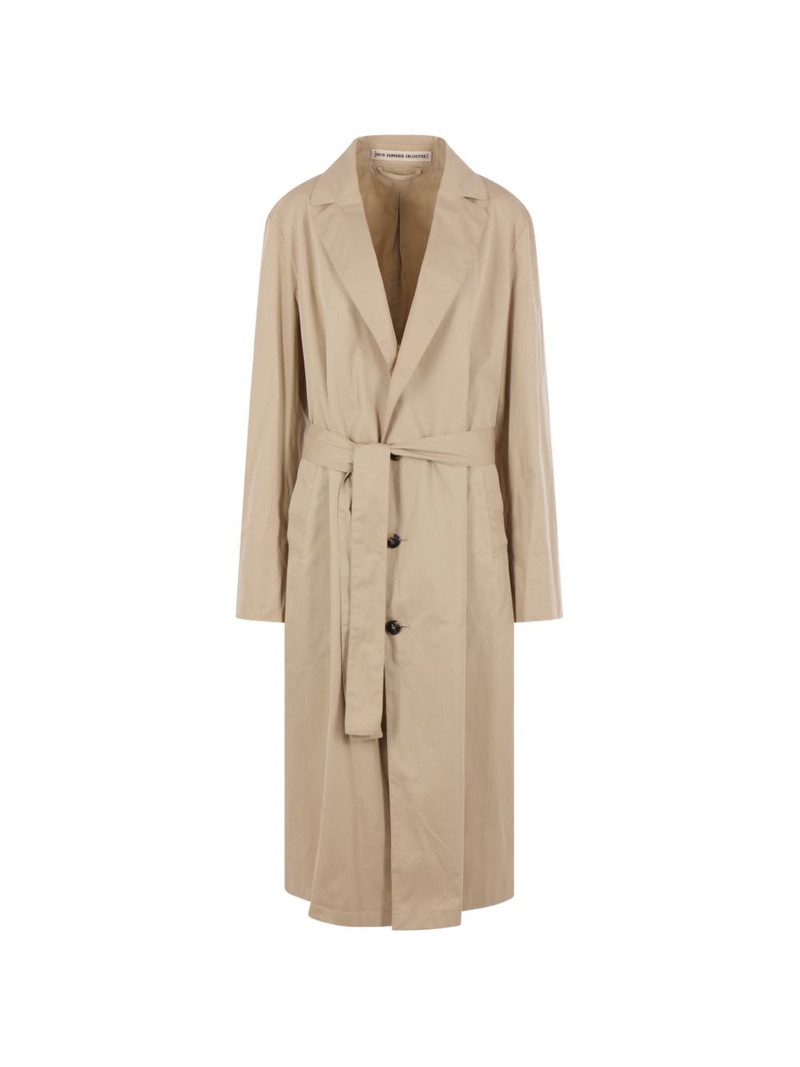 Senga belt-fastening coat 1