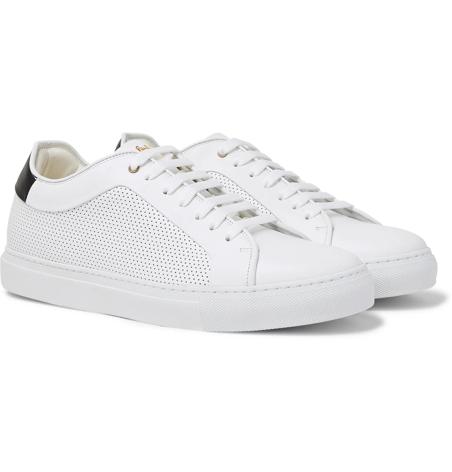 Perforated Leather Sneakers - 2