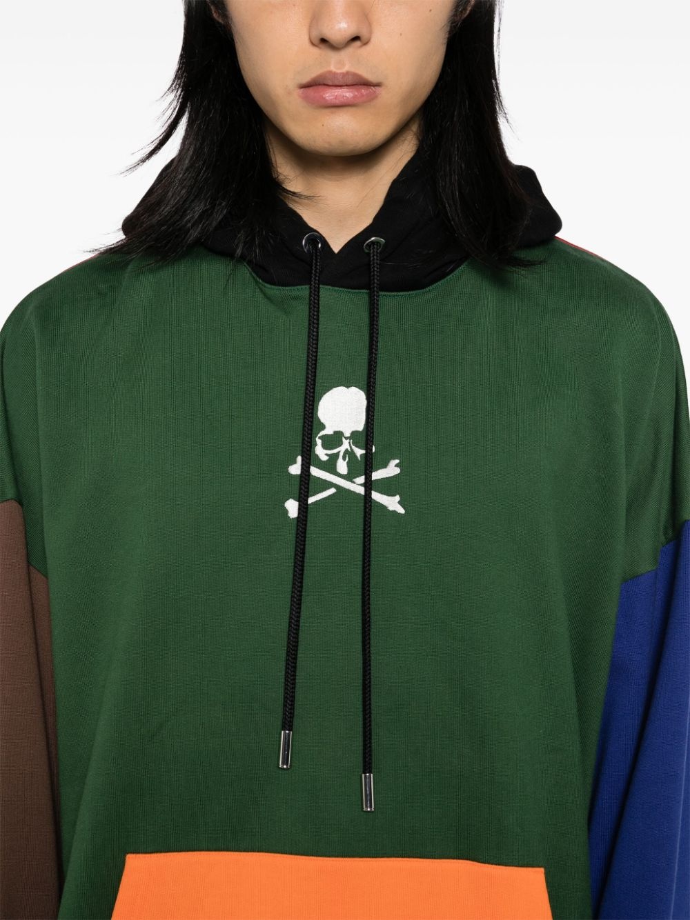 embroidered logo hoodie - 5