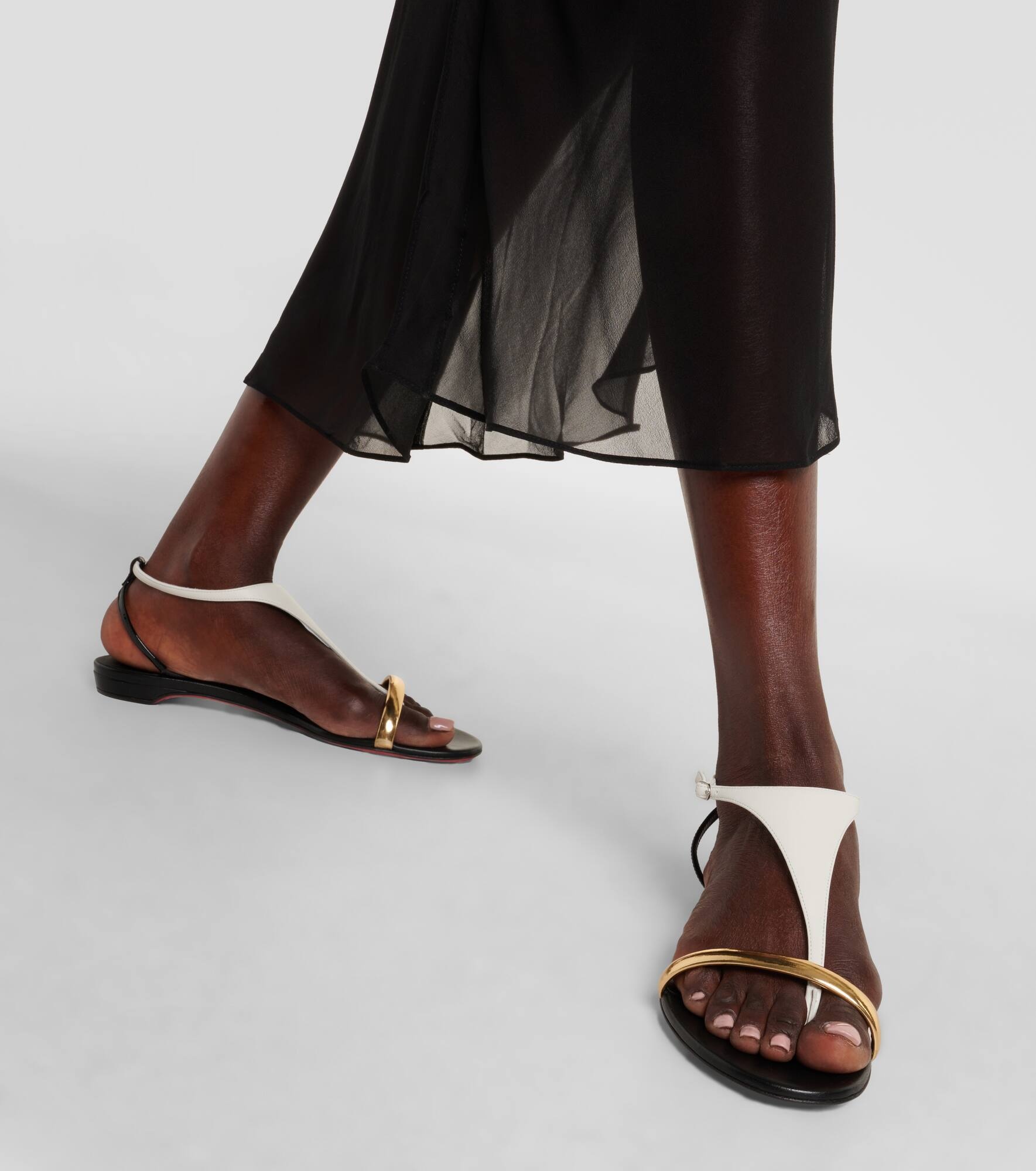 Athinita leather sandals - 4