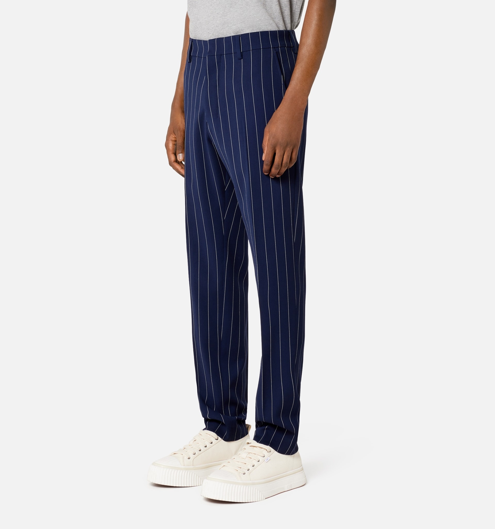 Cigarette Fit Trousers - 3
