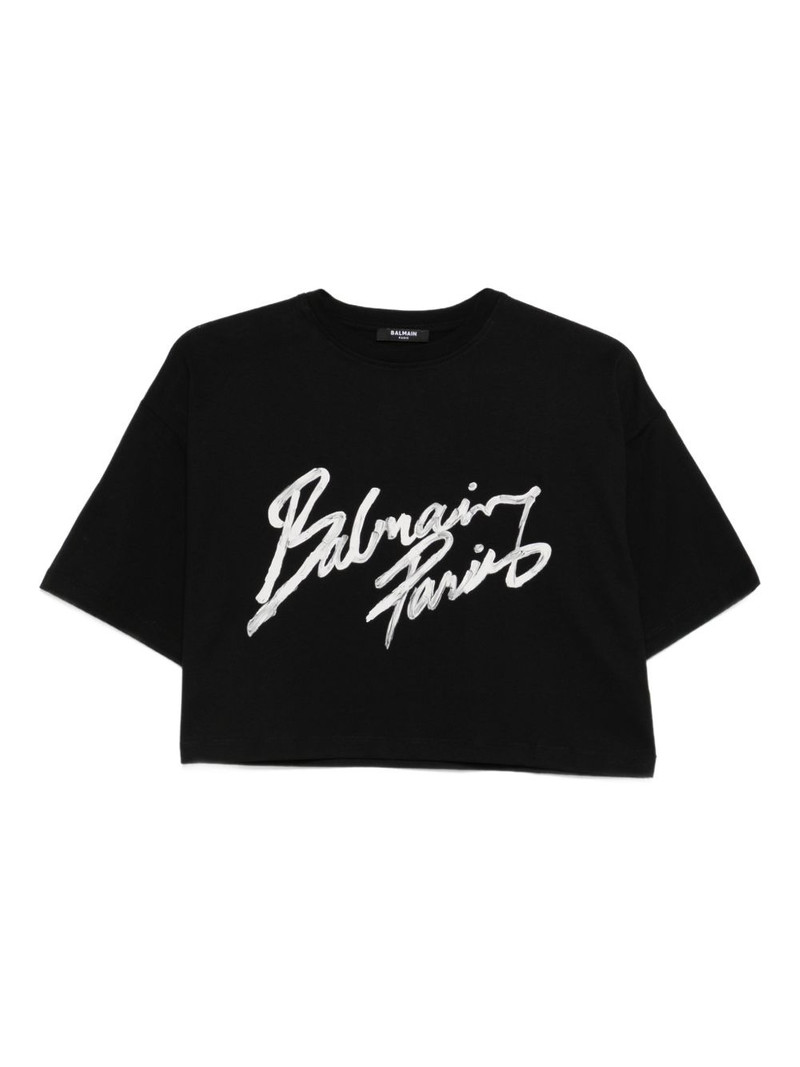 Balmain graphic-print t-shirt outlook
