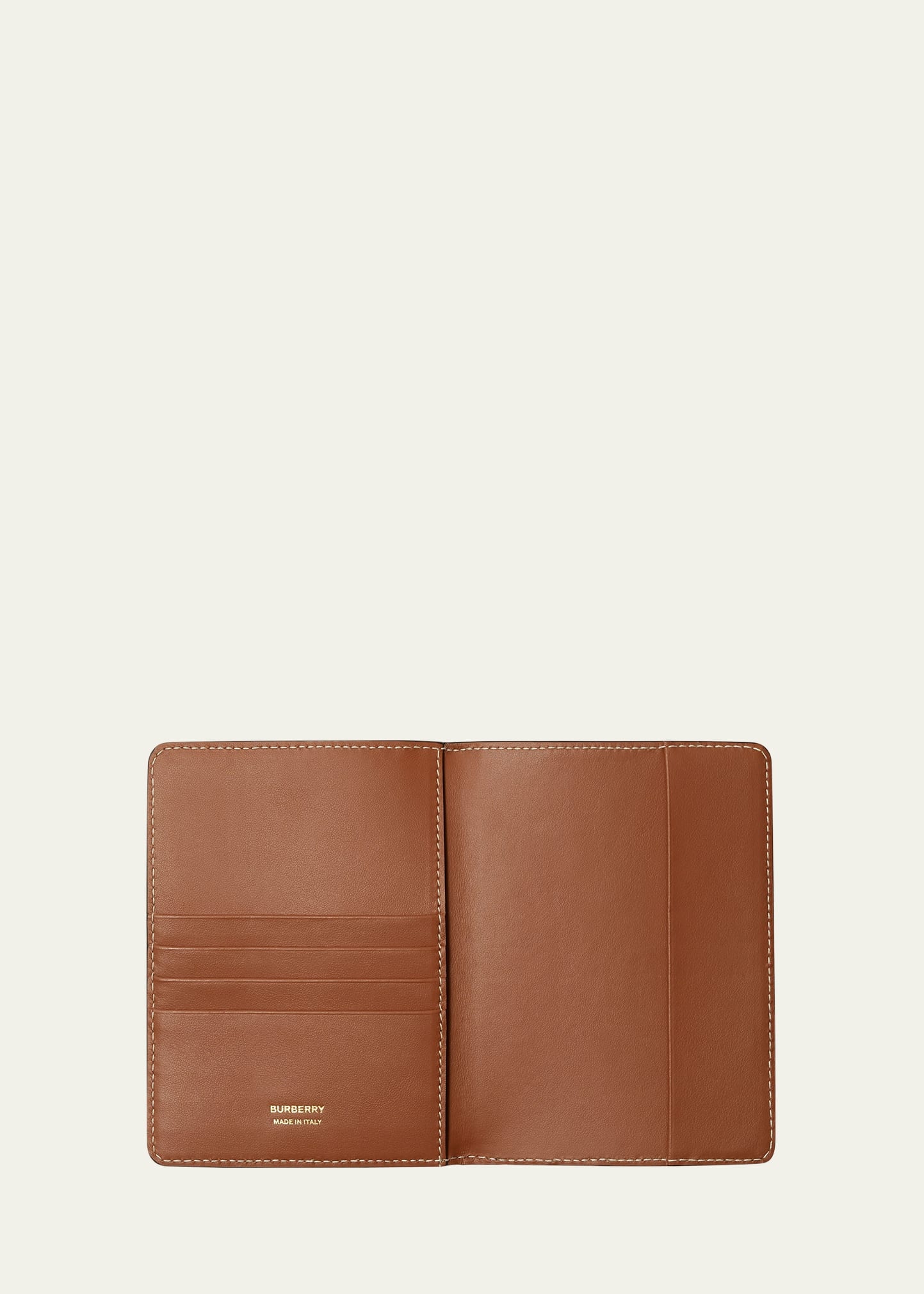 Check Bifold Passport Holder - 4