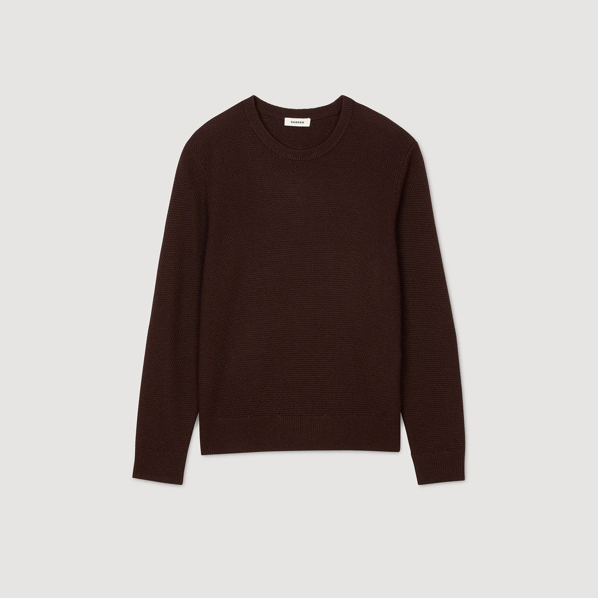 TEXTURED KNIT SWEATER - 1