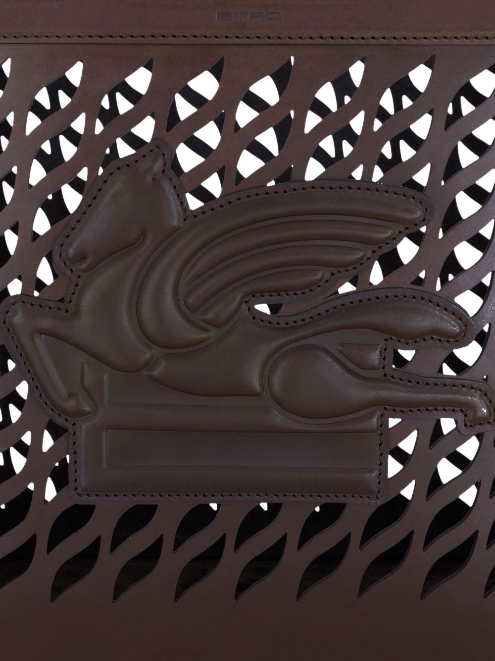 Pegaso-motif laser-cut tote - 5