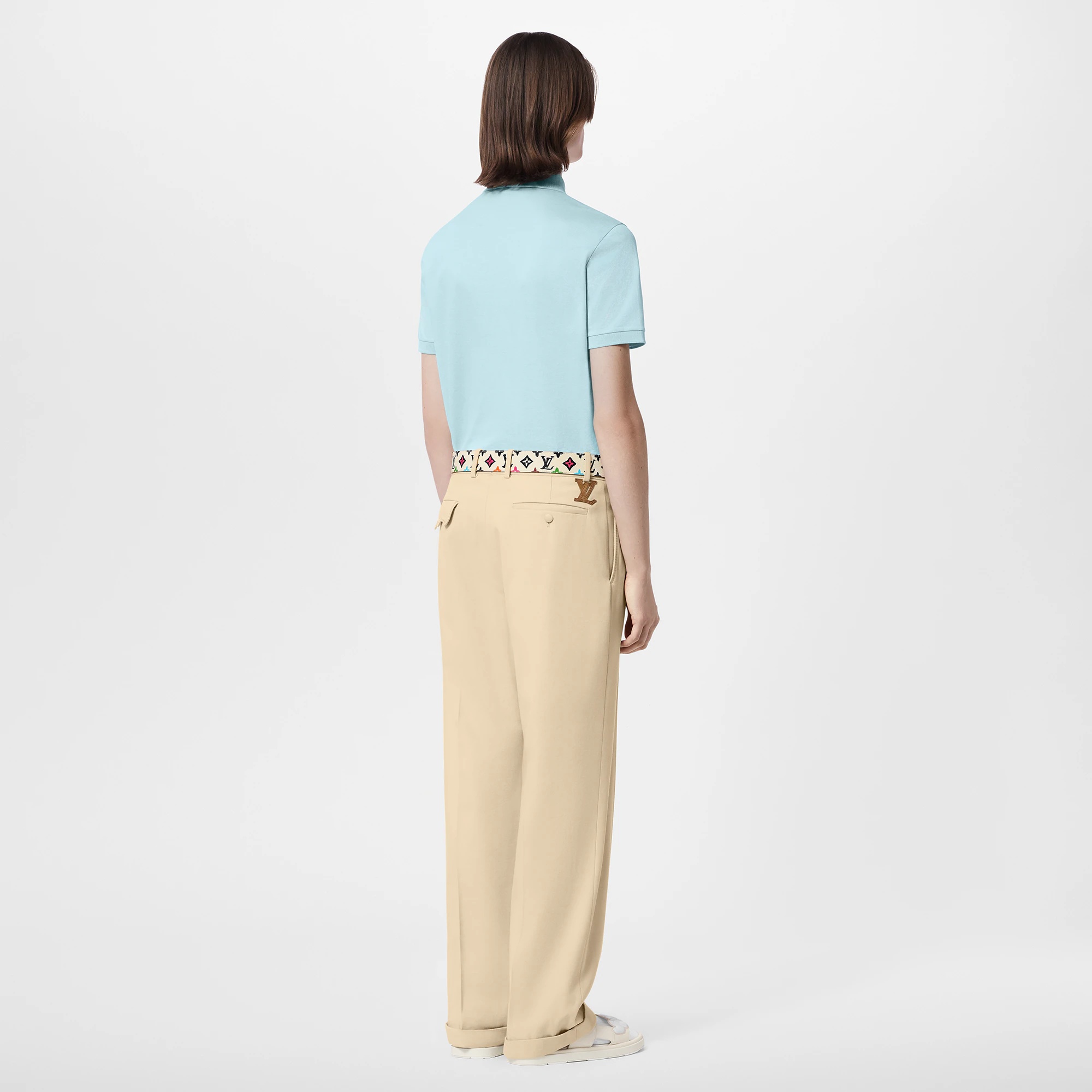 Short-Sleeved Cotton Pique Polo - 3
