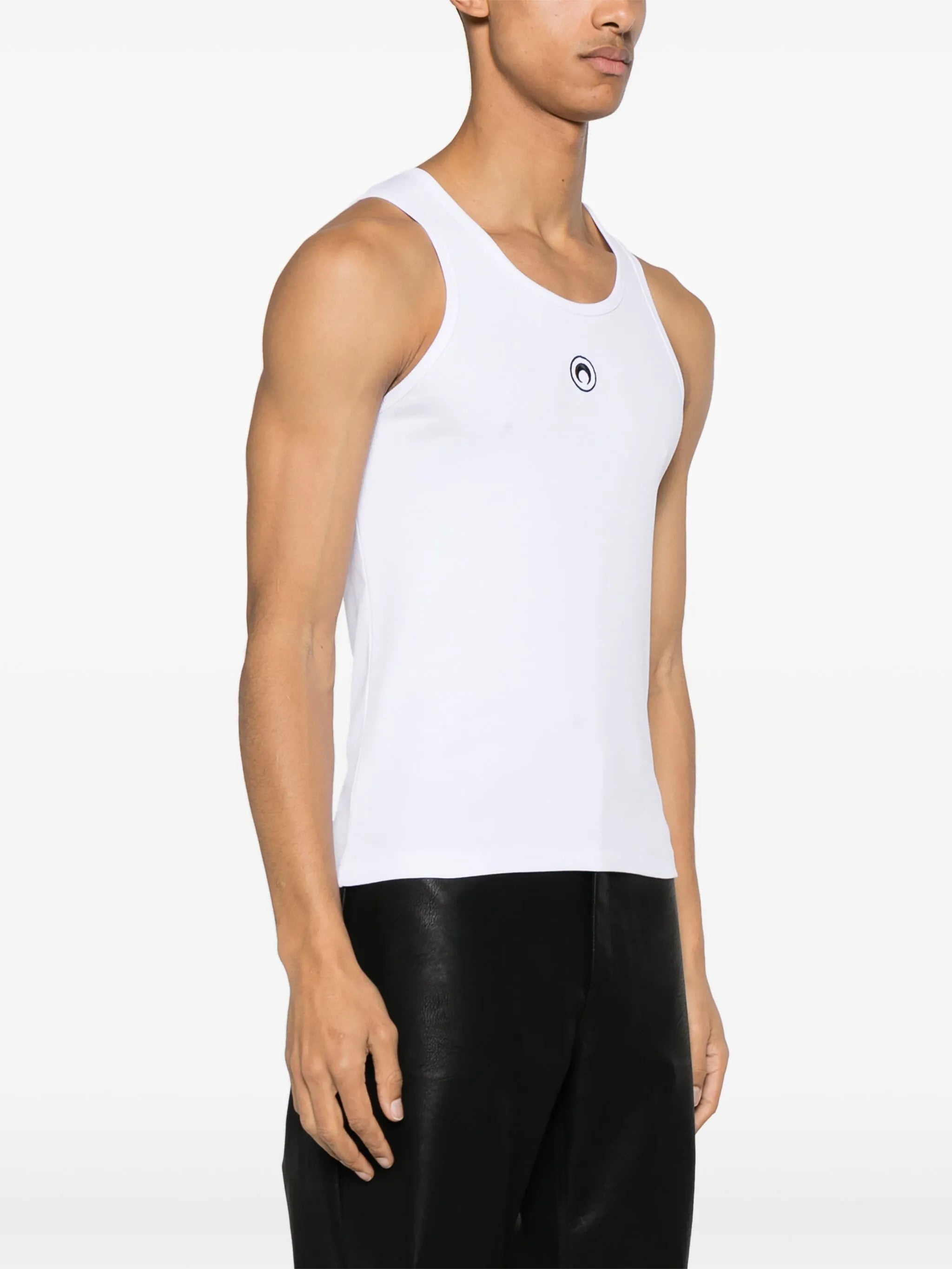 Crescent Moon-embroidered Tank Top - 4