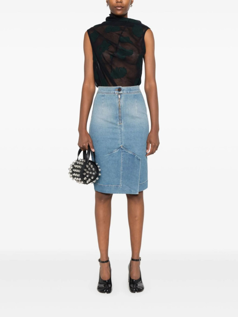 Vivienne Westwood Orb logo embroidery skirt outlook