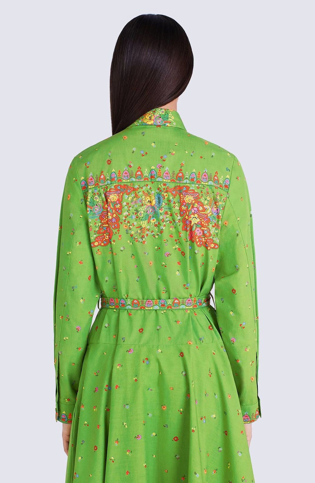 'Paisley Flower' shirt dress - 5