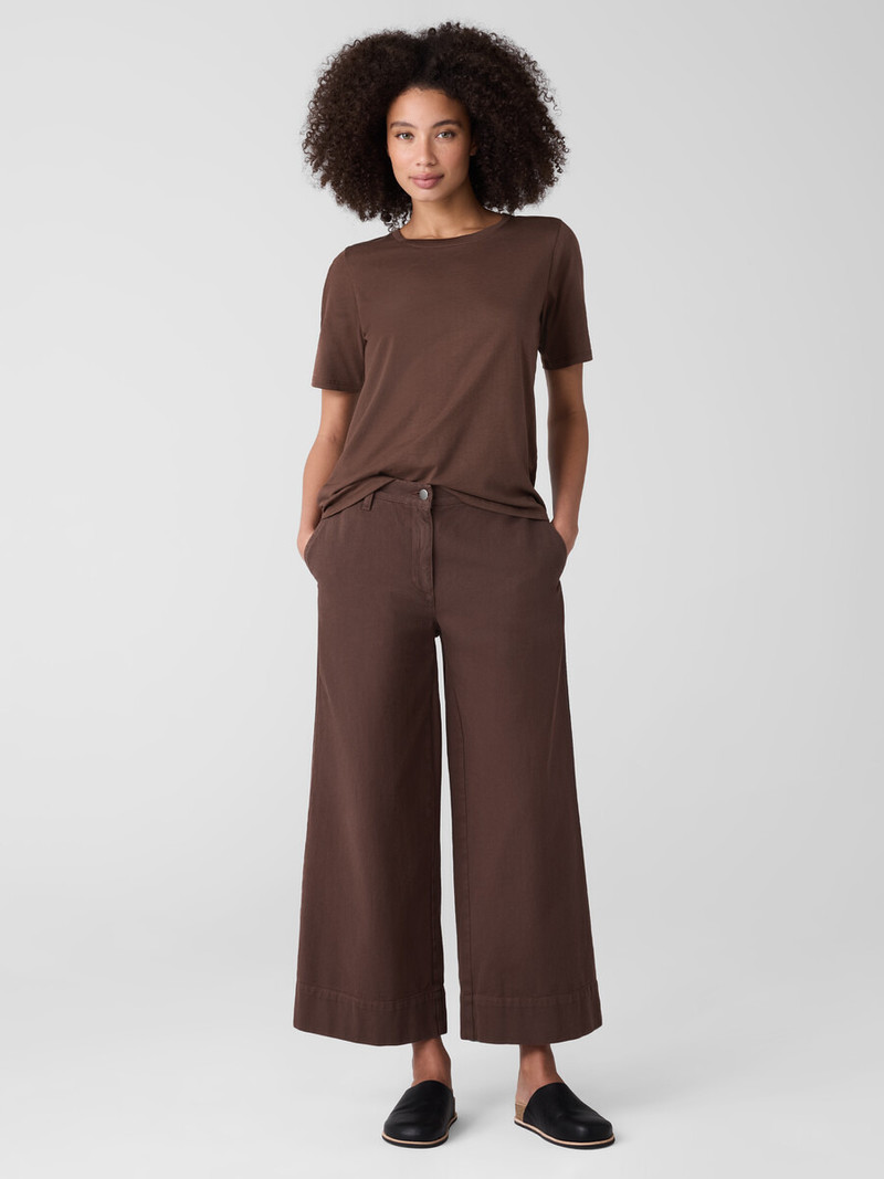 Organic Pima Cotton Jersey Round Neck Tee 3