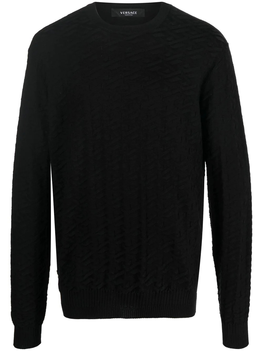 La Greca jacquard wool jumper - 1