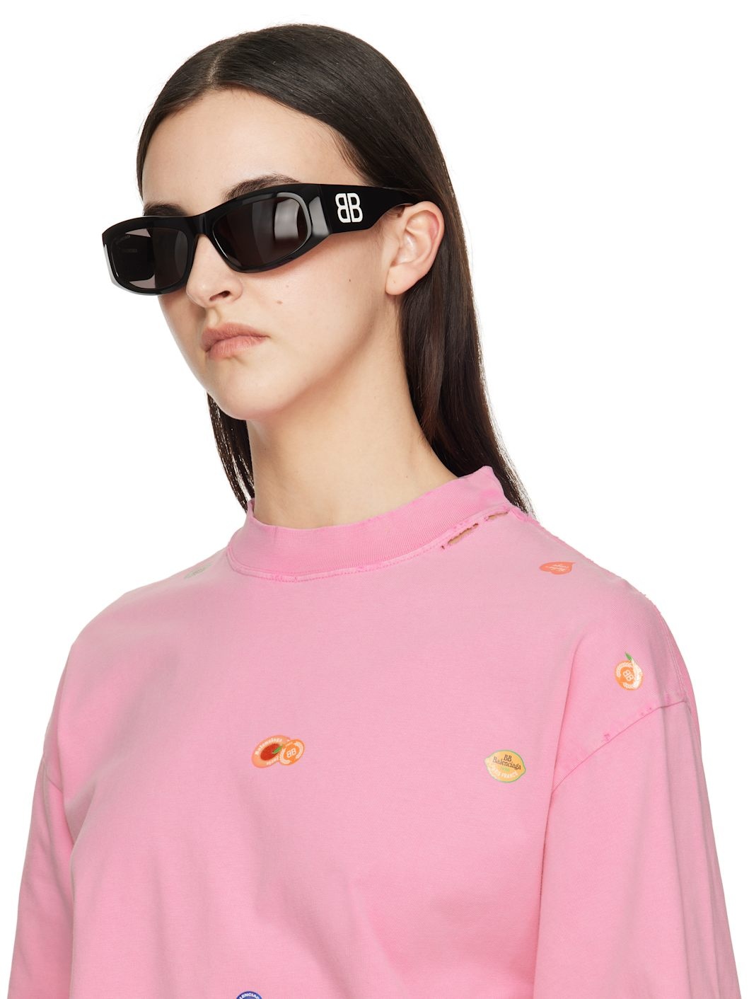 Black Signature Square AF Sunglasses - 4