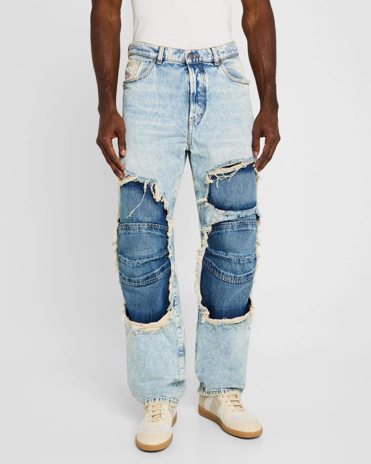 Men's D-Fire Destroyed Jeans - 3