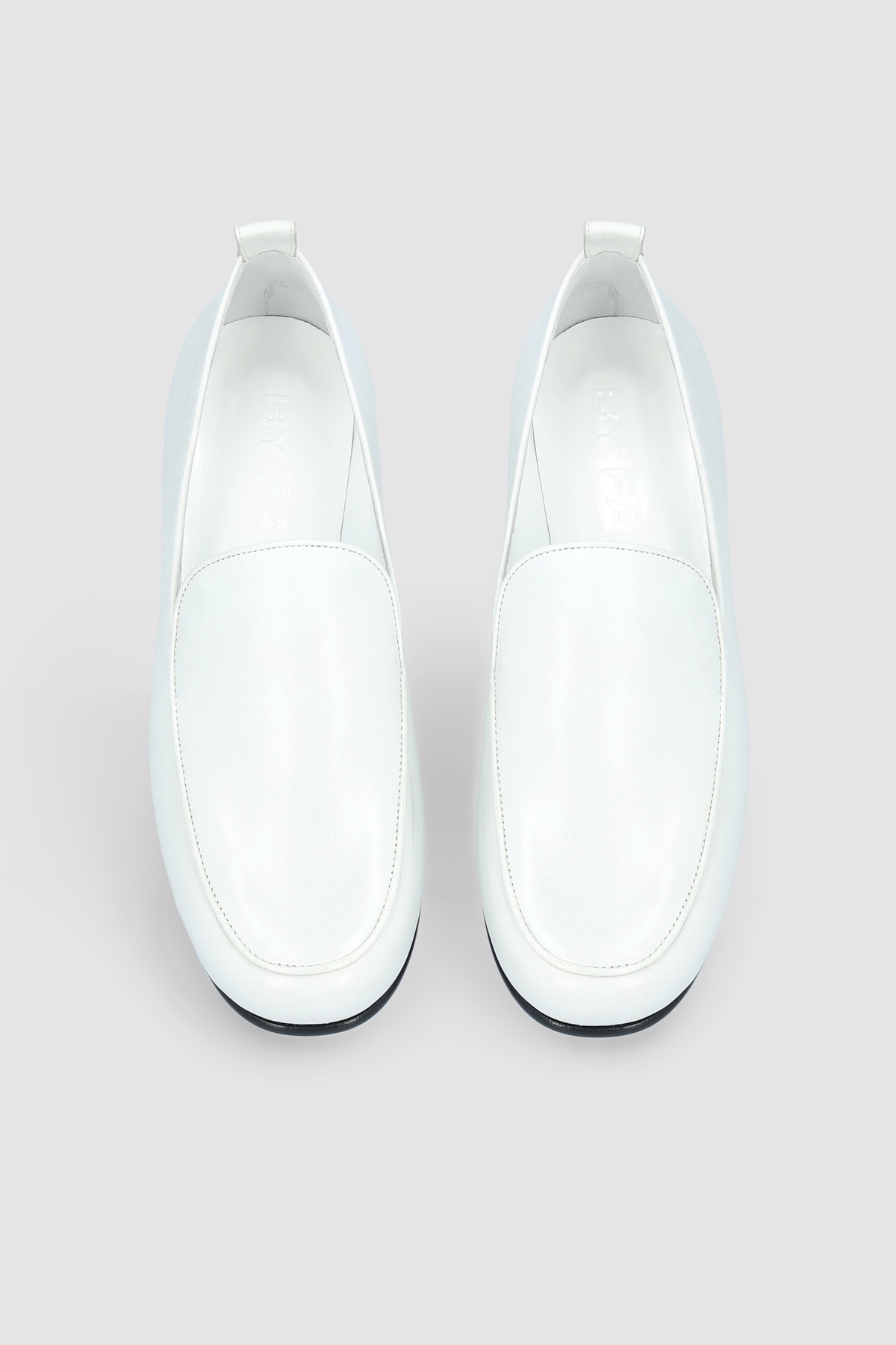ALFRED BURRATA CREASED CALF LEATHER LOAFER - 3