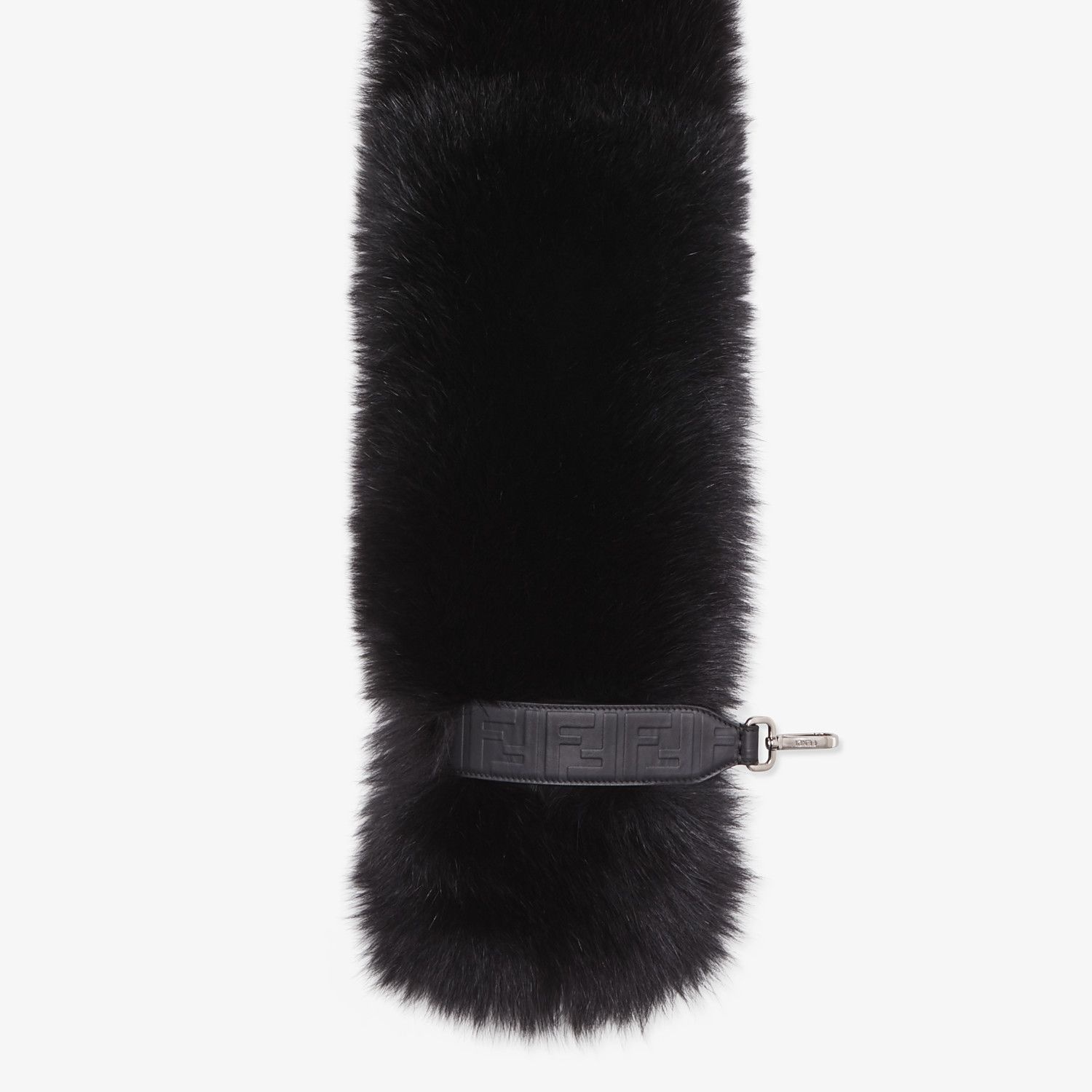 Black fox fur collar - 2