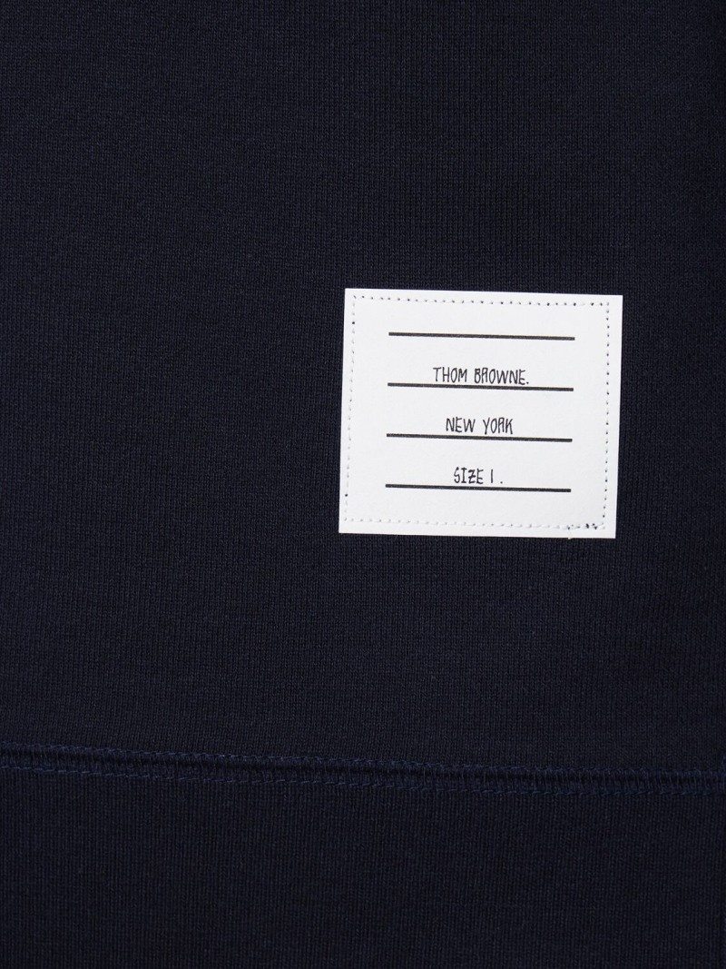 Cotton jersey sweatshirt w/ stripes - 2