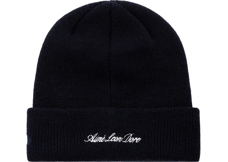 AIMÉ LEON DORE Aime Leon Dore New Era Chainstitch Yankees Beanie Navy outlook