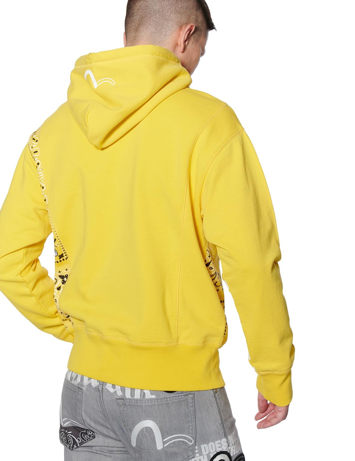Bandana Panel Hoodie - 4