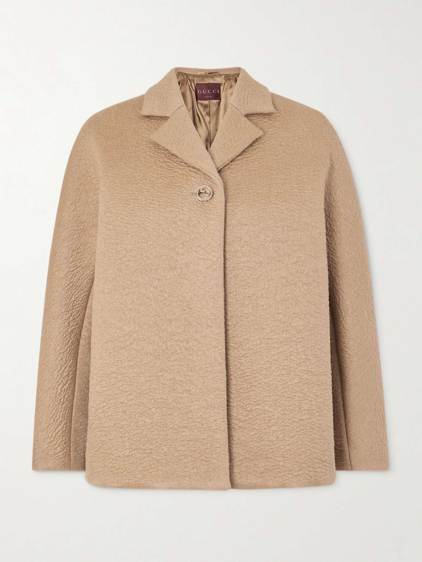 Wool Cashmere Blend Caban Coat