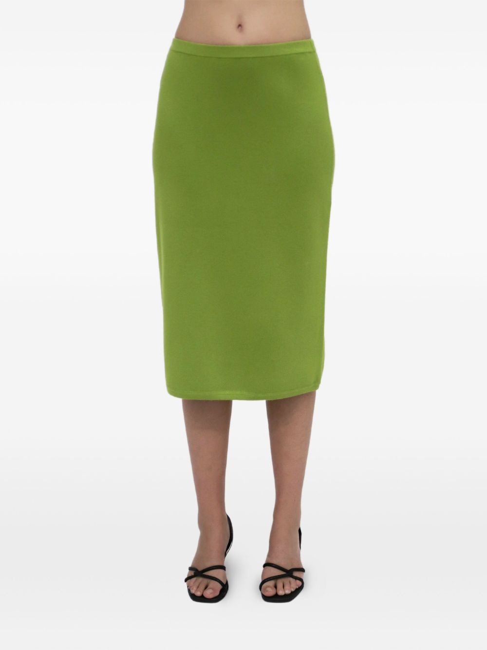 straight midi skirt - 4