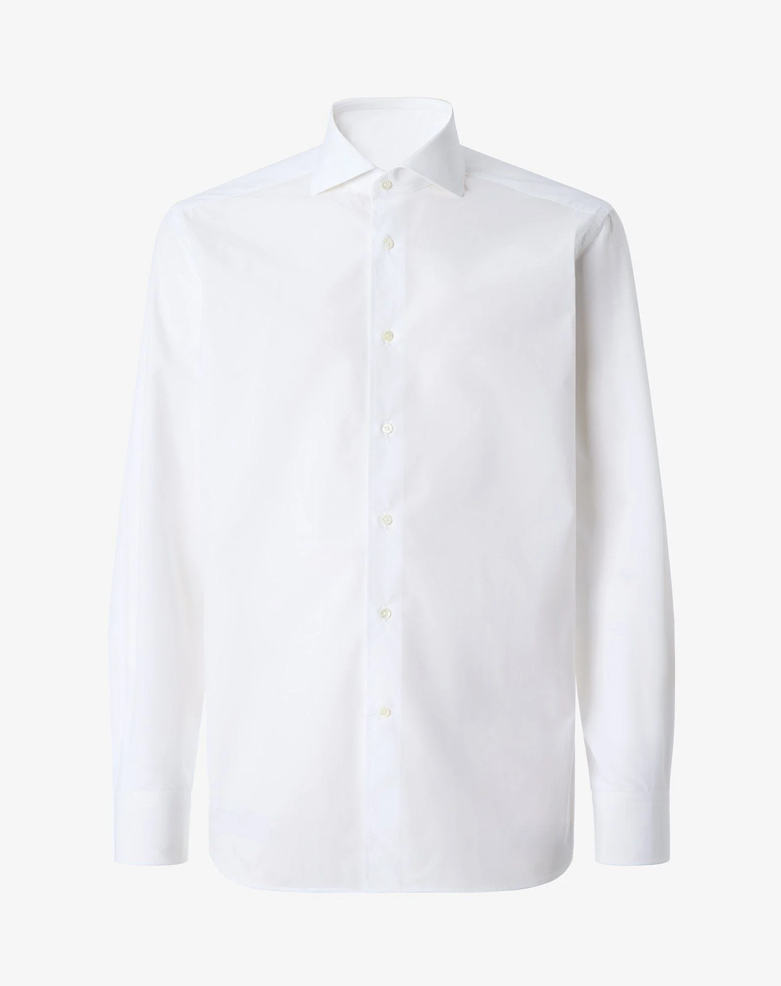 White popeline cotton shirt - 1