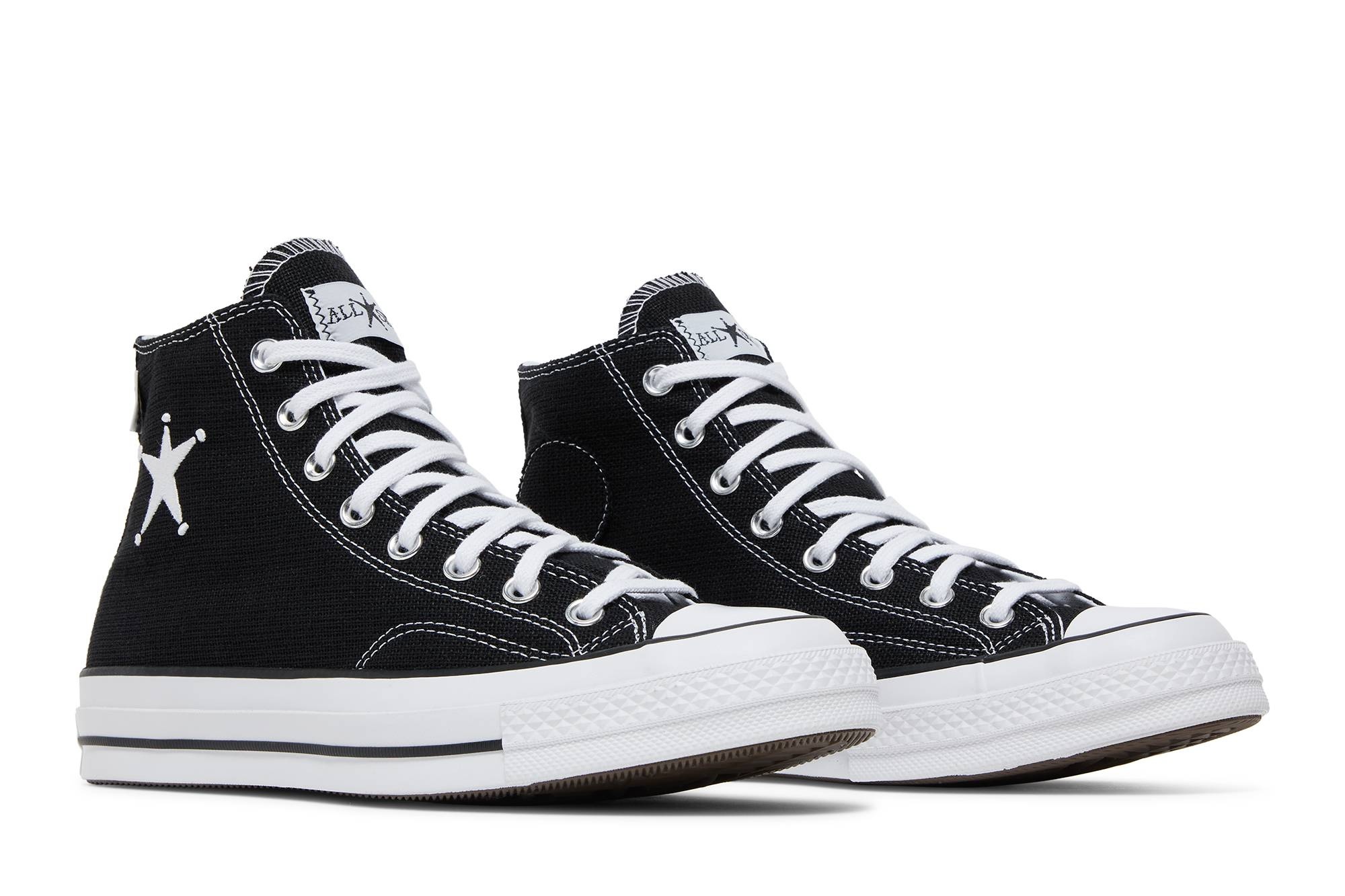 Stussy x Chuck 70 Hi 'Black' - 8