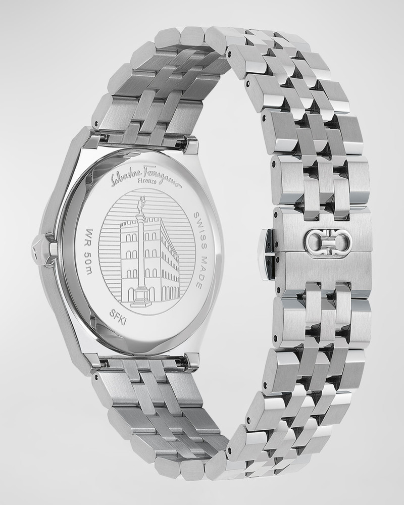 FERRAGAMO Men's Vega New Stainless Steel Bracelet Watch, 40mm outlook