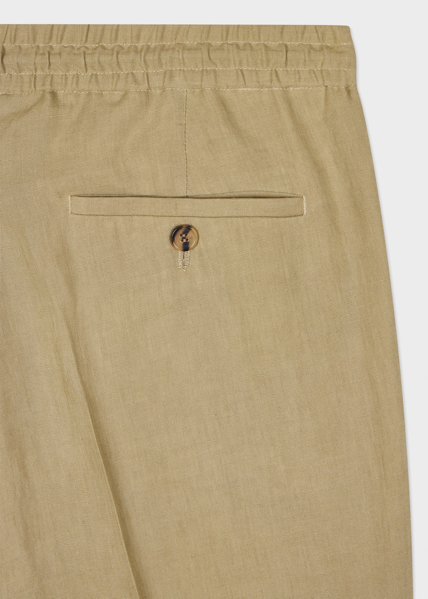 Linen Drawstring Trousers - 2