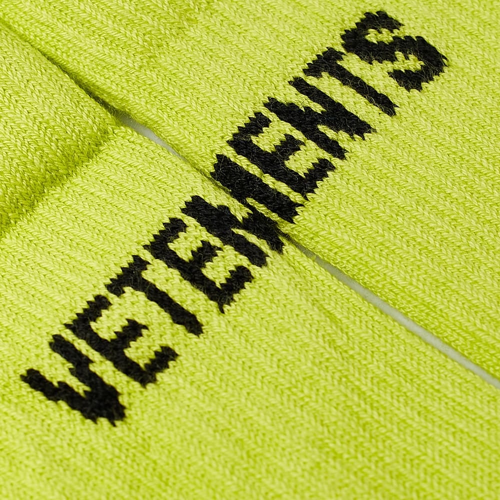 VETEMENTS Logo Socks - 3