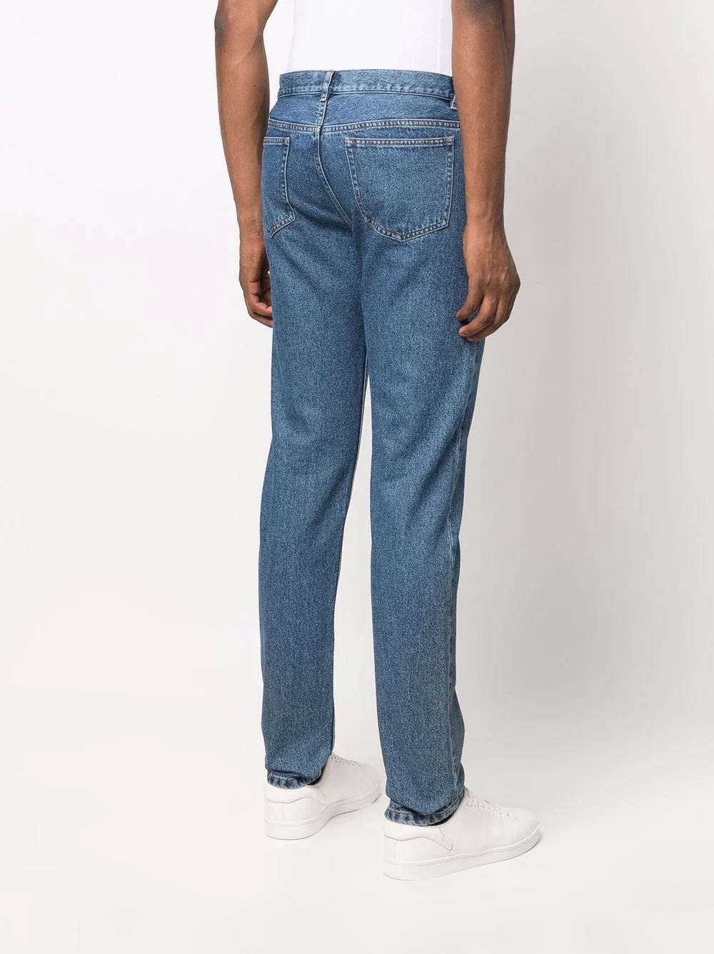 low-rise straight-leg jeans - 4