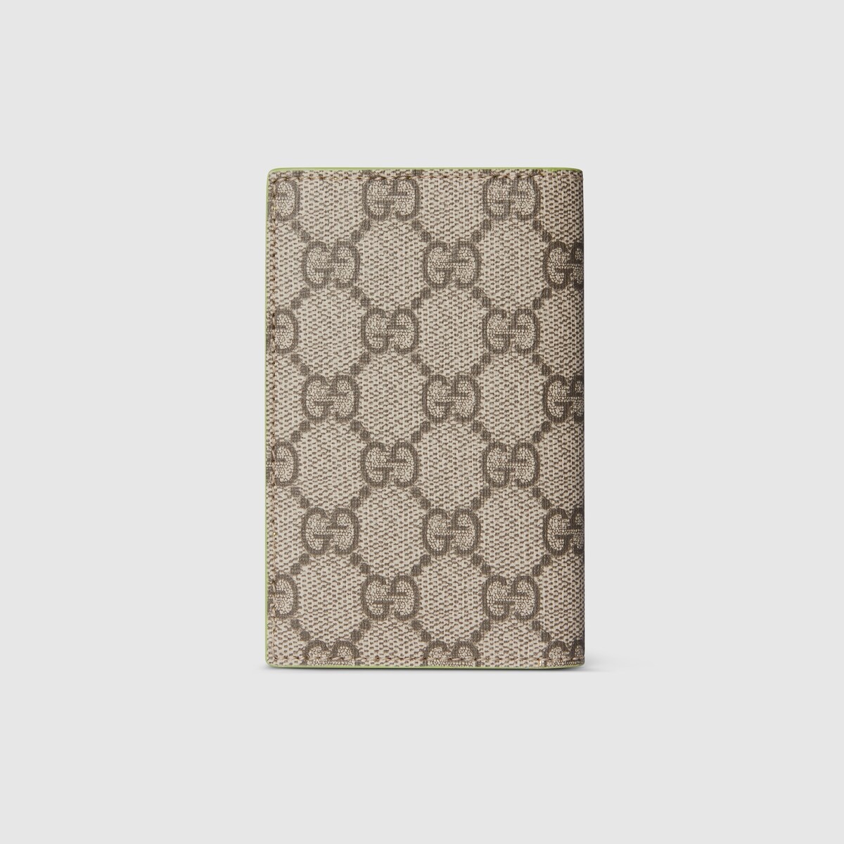 Green interior GG long card case - 4