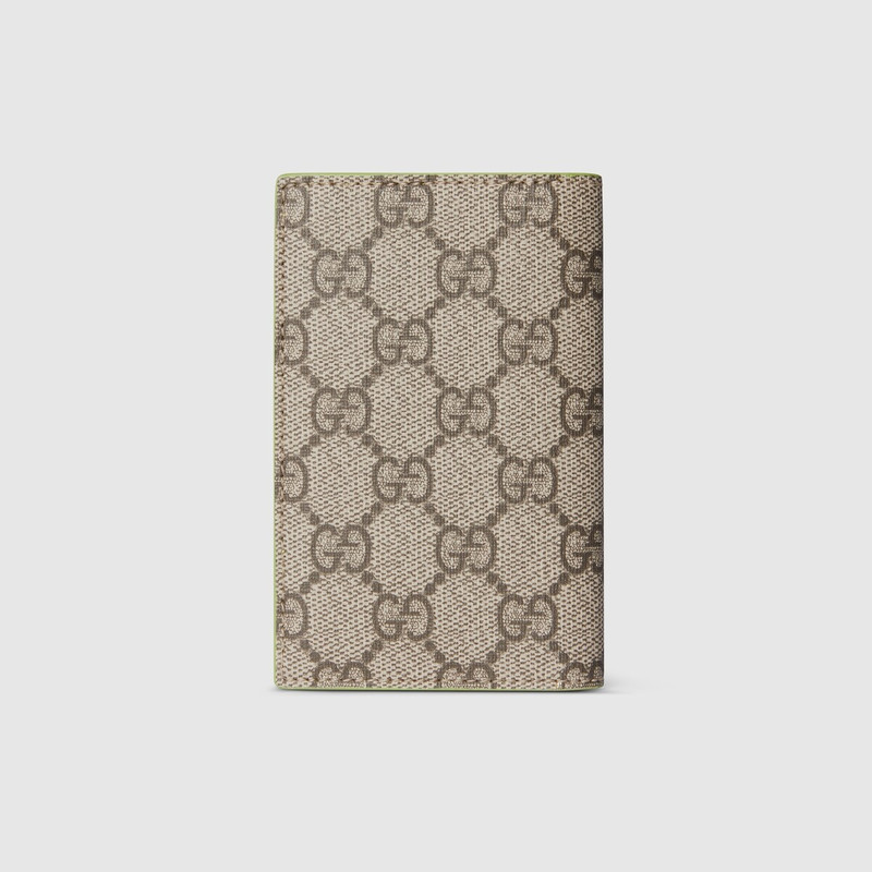 Green interior GG long card case 4