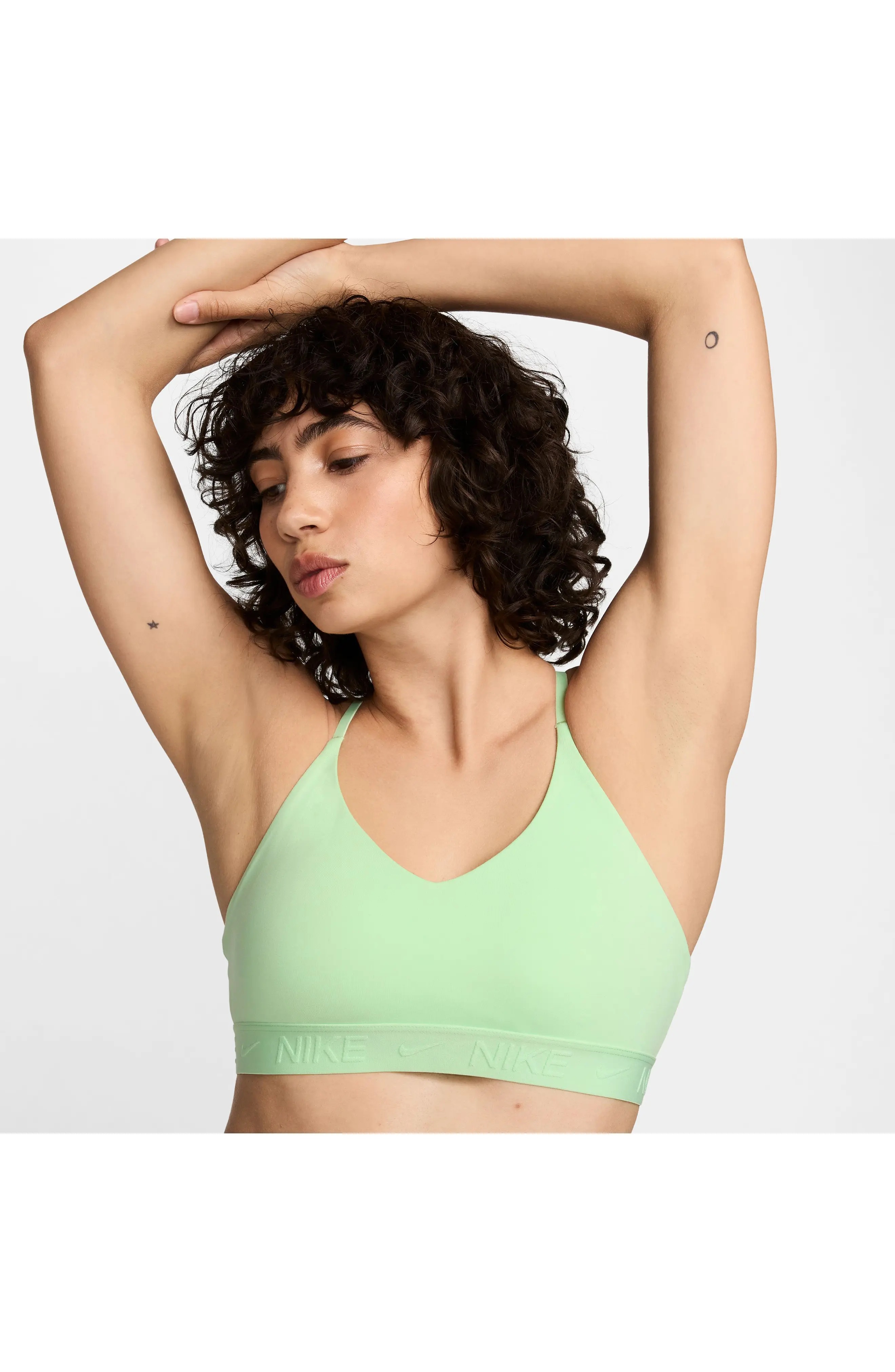 Dri-FIT Indy Light Support Sports Bra in Vapor Green/Vapor Green - 7