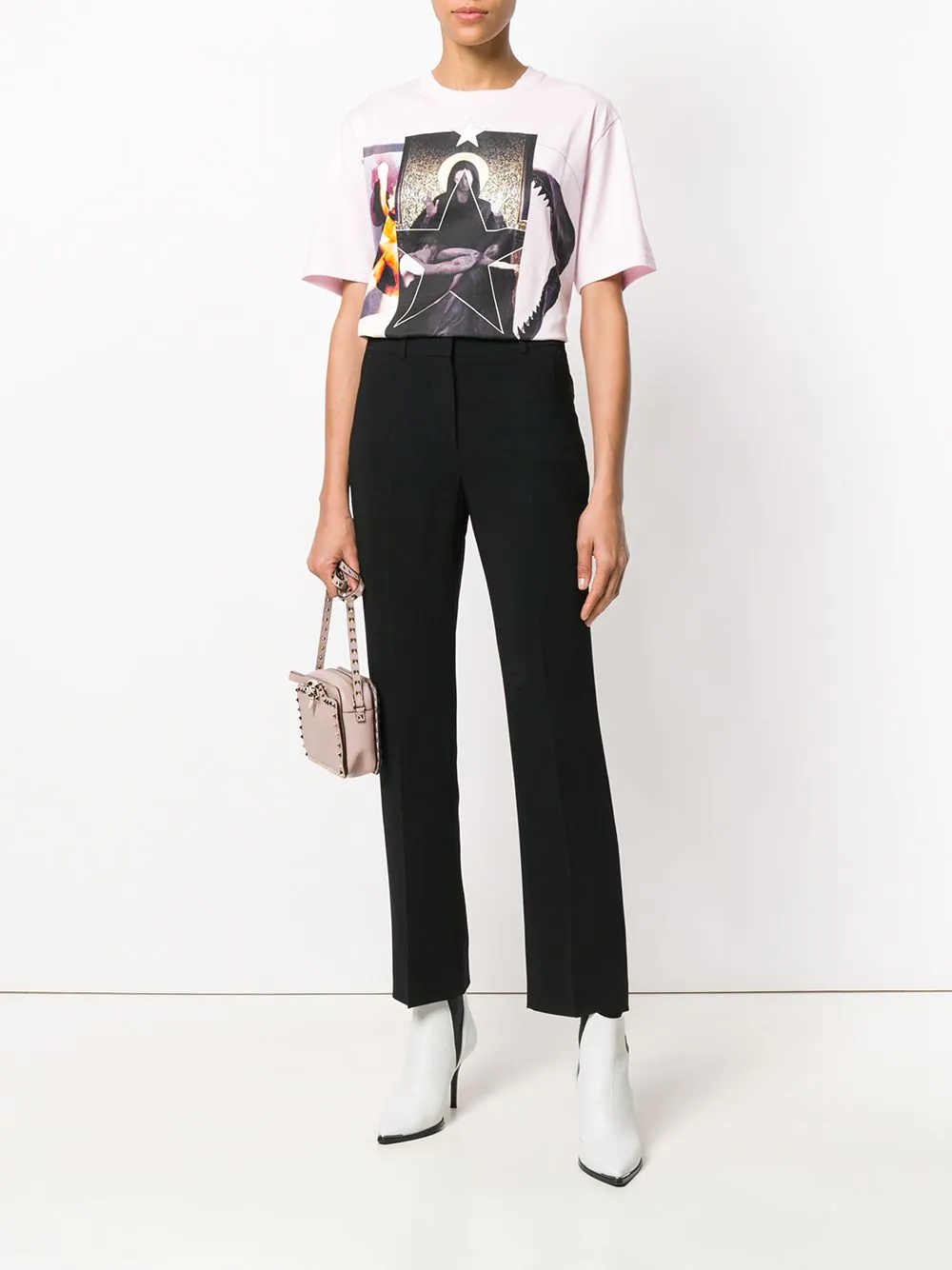 high waisted tailored trousers - 2