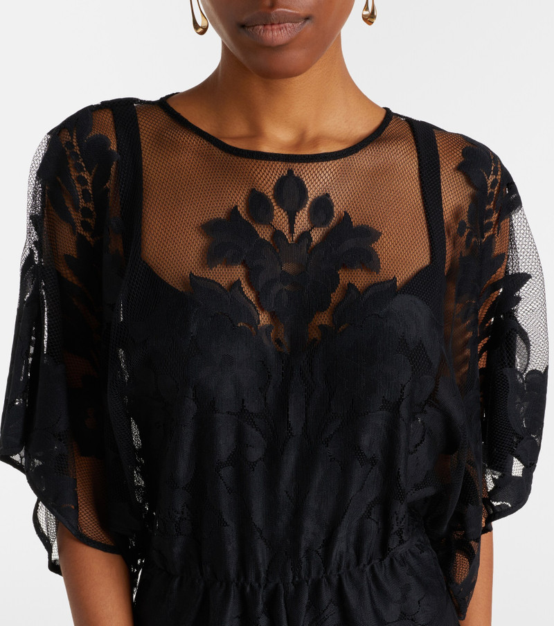 Obie floral mesh jumpsuit 3