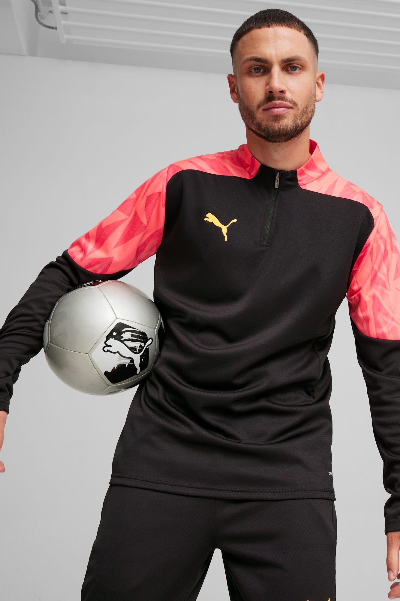 individualFINAL Forever Faster Men's Quarter-Zip Soccer Top - 3