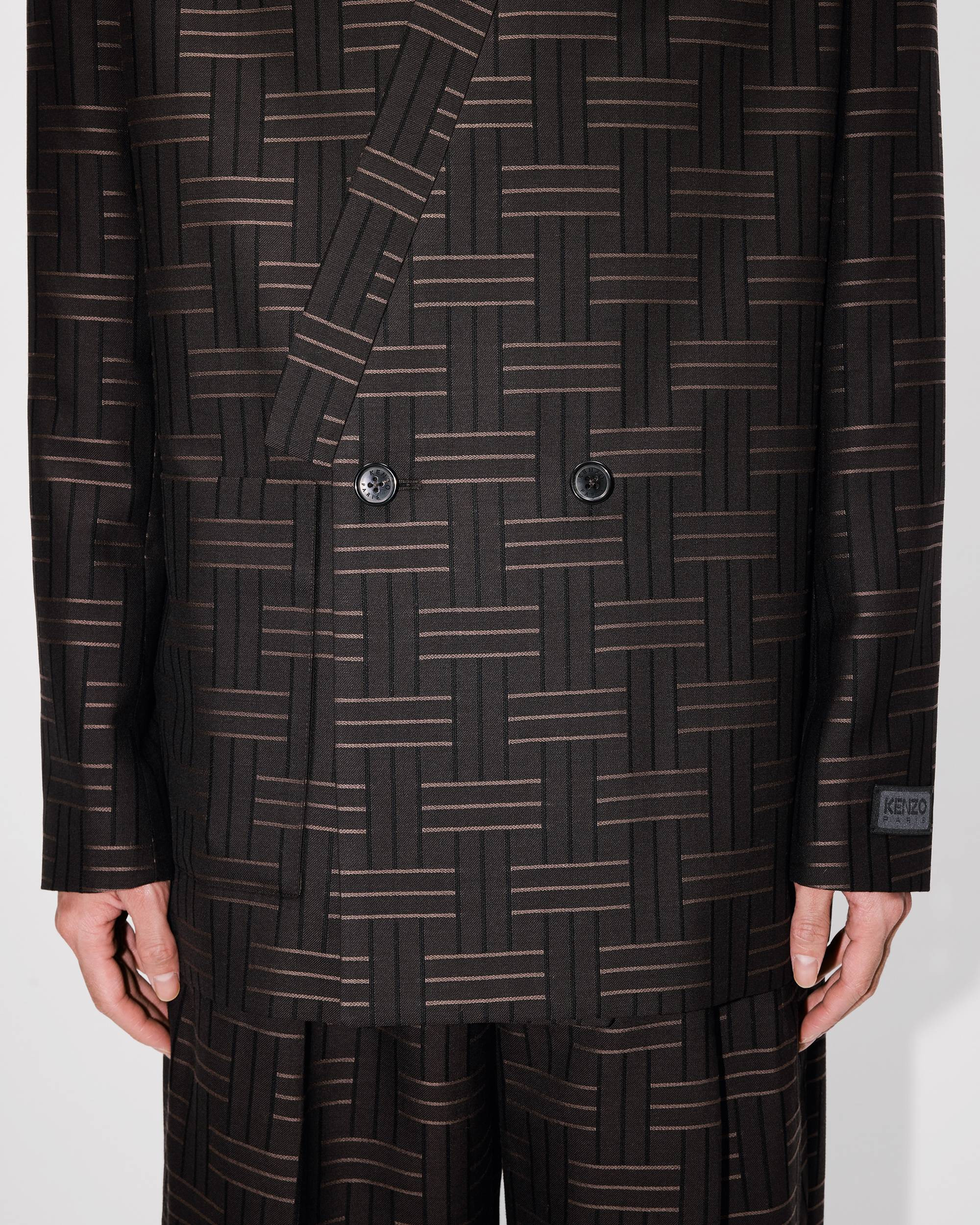 'KENZO Weave' tailored kimono jacket - 7
