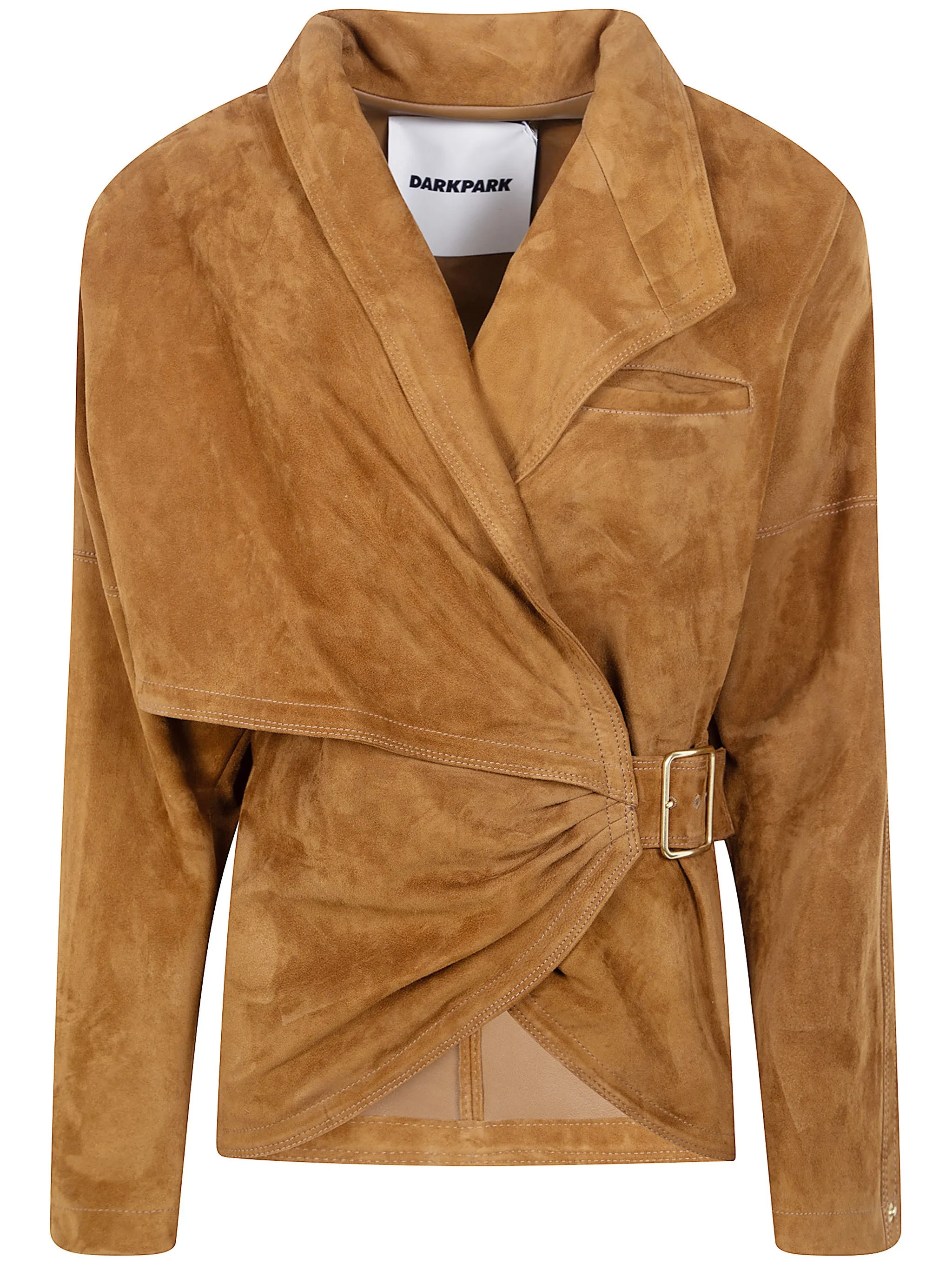"Cindy" Suede Contour Jacket - 1