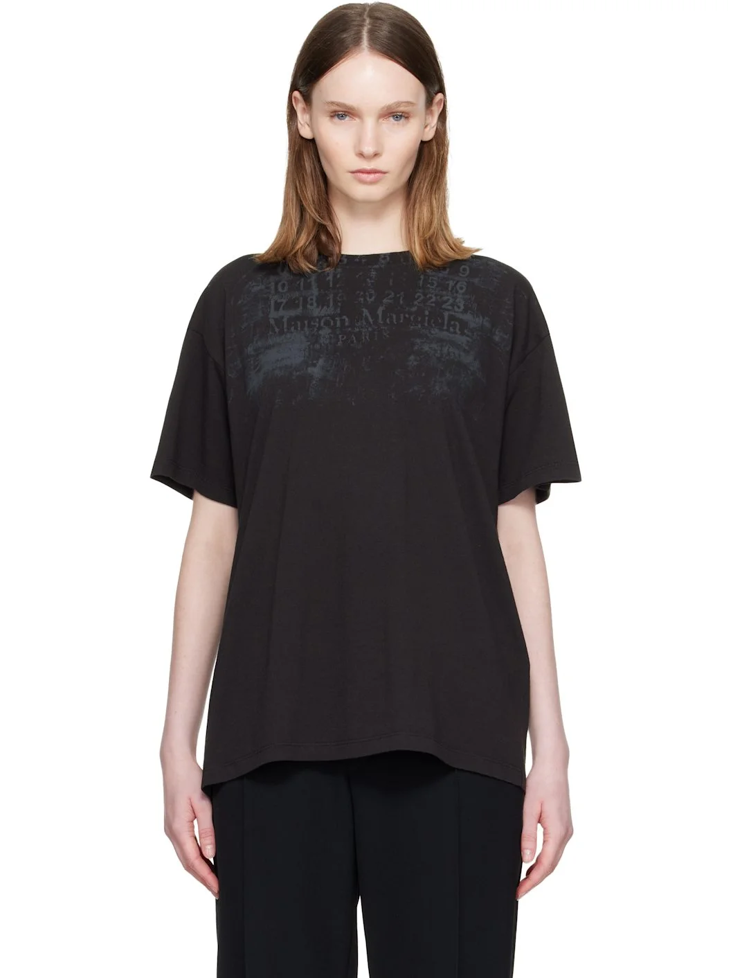 Black Numbers Regular T-shirt - 1
