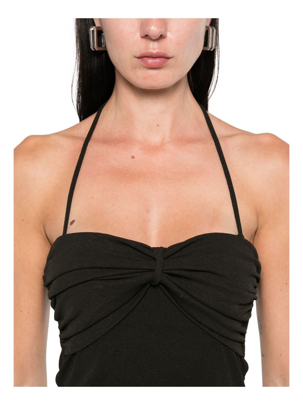 Rissa halterneck jersey top - 5