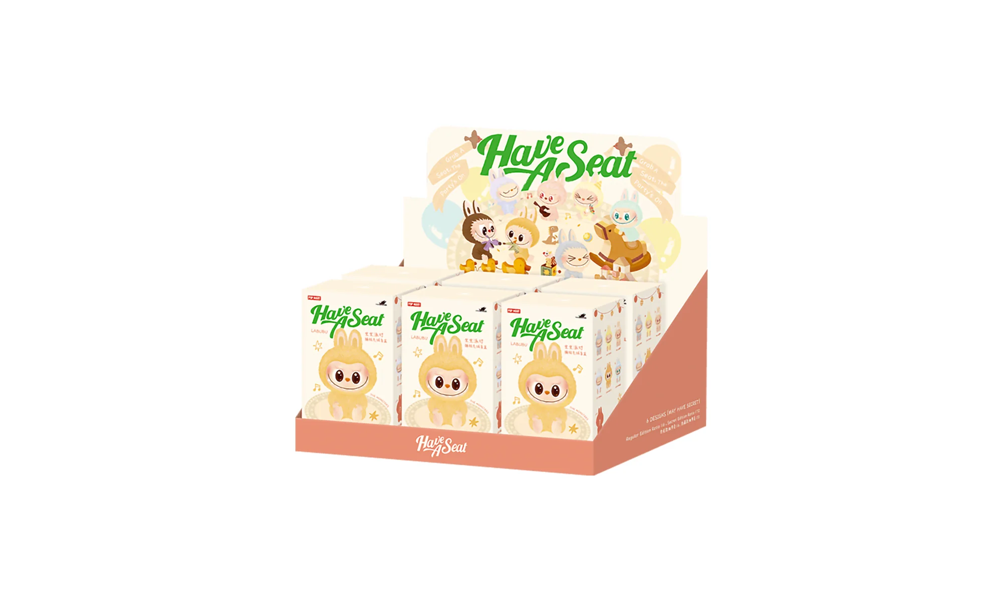 Labubu The Monsters Have a Seat "Vinyl Plush Sealed Case (6 Blind Boxes)" - 1