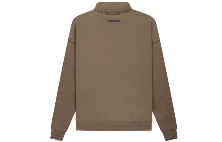 Fear of God Essentials FW21 Pullover Mock Neck Sweatshirt 'Harvest' FOG-FW21-011 - 3