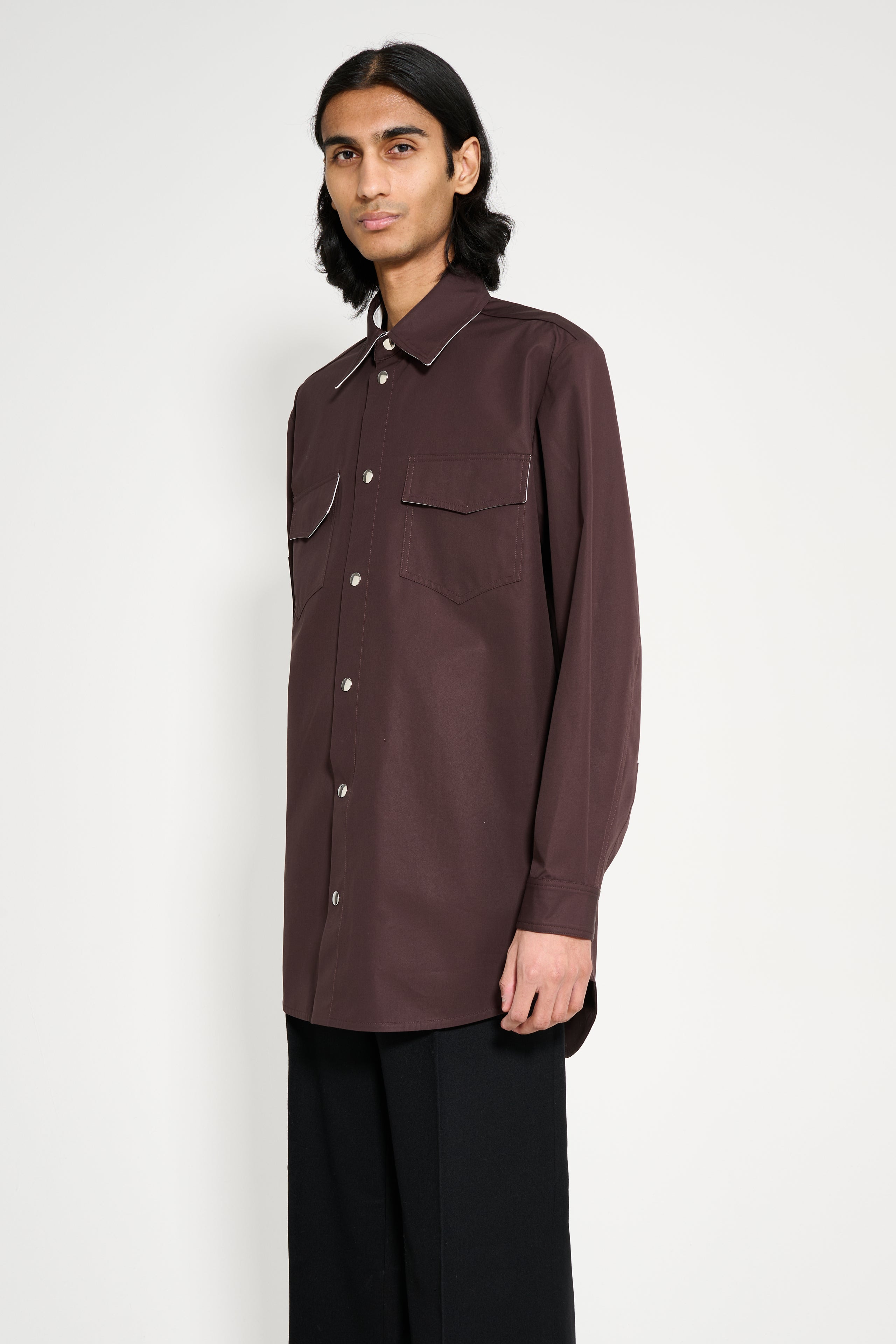NAMACHEKO MA-1 SHIRT GANACHE - 2